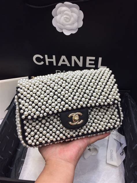 chanel mini pearl|Chanel mini flap bags.